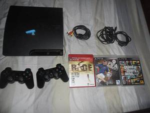 Psgb + Juegos + 2 Controles Originales + Accesorios