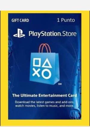 Tarjetas Playstation Store Ps4, Ps3, Psvita