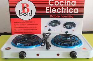 Cocinas Electricas De 2 Hornilla Marca Bolt 110v  W !!
