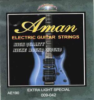 Cuerdas Aman Para Guitarra Eléctrica  Extra Light