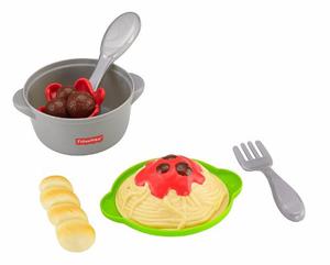 Fisher Price Racion Pasta Y Albondigas Aprende Comer Bmg48