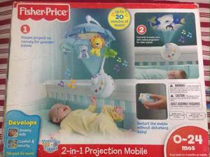 Móvil Proyector Para Cuna Fisher Price Con Control Usado