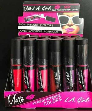 Oferta Caja De Labiales La Girl Efecto Matte - 24 Labiales