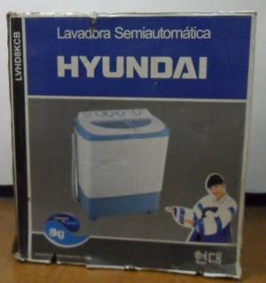 Lavadora Doble Tina - Semiautomatica 8kg Hyundai