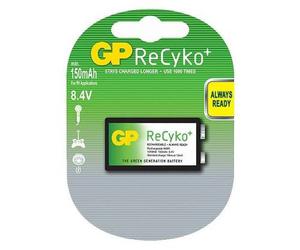 Bateria Recargable Gp 9v Recyko 155 Mah