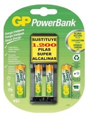 Cargador Gp Con Pilas Aa Y Aaa Recargables Nuevas