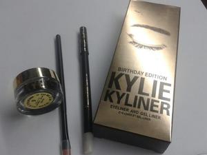 Combo Delineador Gel Brocha Y Lapiz Kylie