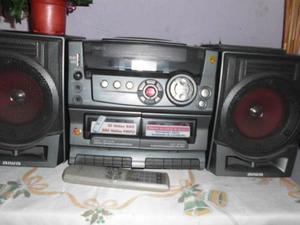 Minicomponente Aiwa Con Cassette, Radio Y Cd