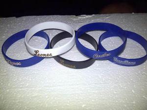 Pulseras De Silicon Del Béisbol 200bs Cada Una