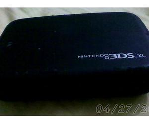 nintendo 3ds xl con 4 juegos, forro protector y estuche