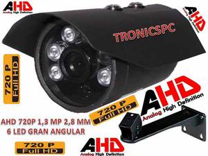 Camara Bullet Ahd 720p 1.3 Megapixel 2.8 Mm 6 Led Ir Cut