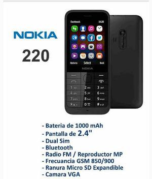Telefono Celular Basico Nokia Modelo 220 Colores Variados