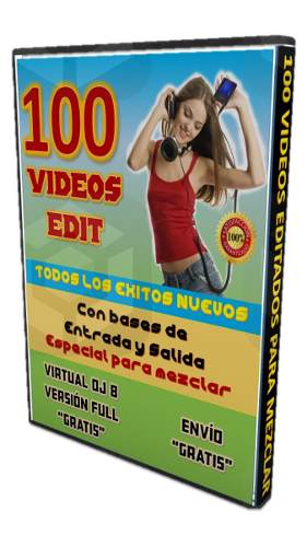Video Remix Y Edit Para Mezclar Pack 100 Videos Envio Gratis