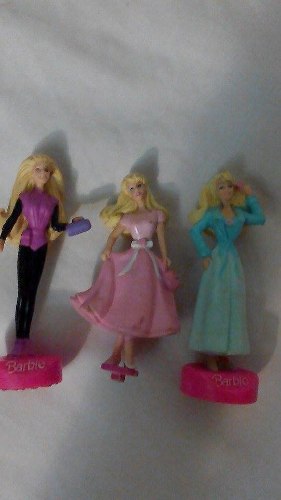Barbie Juguete Coleccionable Sellos De Goma Precio Por Los 3