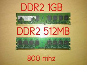 Ddr2 1gb Y 512mb 800mhz