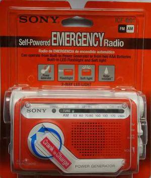 Radio Sony De Emergencia (no Usa Baterías) Self-powered