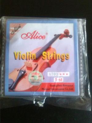 Set De Cuerdas Marca Alice Para Violin