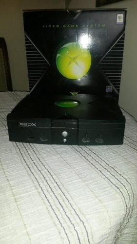 Consola De Xbox Clásico En Su Caja