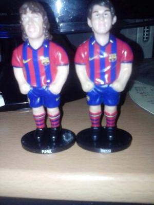 Muñecos De Colección Originales Del Barcelona Messi Y