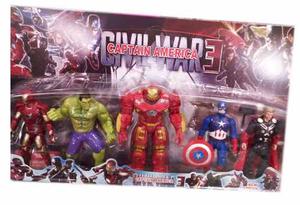Set De Figuras Avengers, Vengadores, Hulk Buster