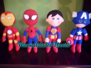 Super Héroes Y Vengadores Tipo Peluche Para Bebés