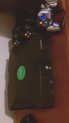 Xbox Clasico + 3 Controles + 66 Juegos + Volante + Alfombra