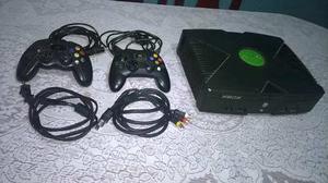 Xbox Clasico + Controles + Juegos + Cables Todo Remato