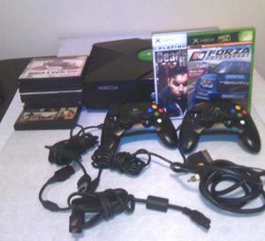 Xbox Con Controles, Cable Video, Juegos Originales Y Copias