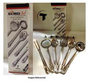 Juego De Utensilios De Cocina Eurochef 7 Pzas Tt