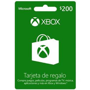 Tarjetas Xbox