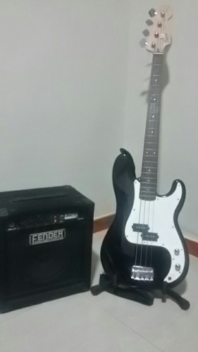 Bajo P-bass Squier By Fender Super Combo