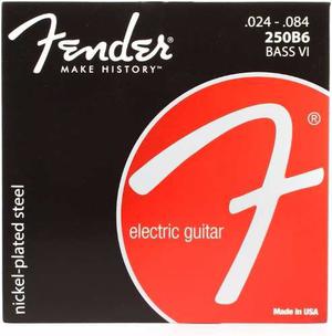 Cuerdas De Bajo Fender 250b6 Bass Vi Nuevas