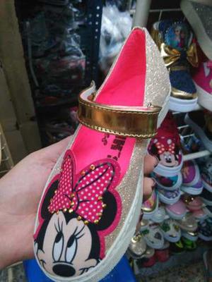 Hermosos Zapatos Para Niña De Soy Luna Y Minie Mouse