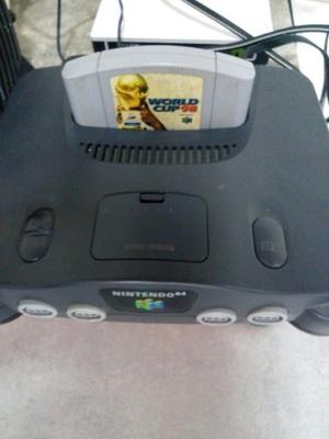 Nintendo 64 Con 3 Juegos Y 2 Controles
