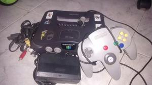 Nintendo 64 Con Cables Y Control Original