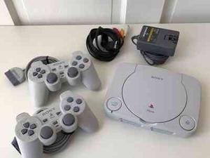 Playstation 1 Con Juegos + Controles Leer Descripción