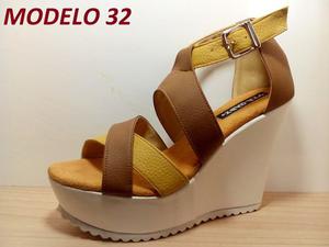 Sandalias De Plataforma Marca Tikity Modelo 32