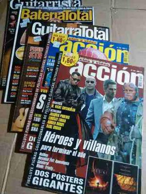 Combo. 3 Revistas De Rock + 2 Revistas De Cine