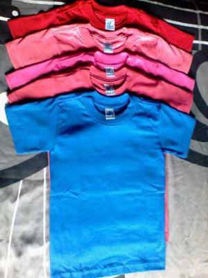 Franelas Ovejita Talla 4 Colores Surtidos