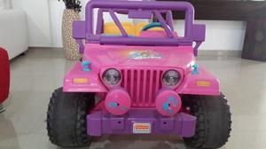 Jeep A Bateria Barbie Fisher Price Para Niña