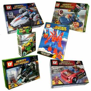 Juguetes Lego Combo 6 Set Batman Spiderman Superman Ironman