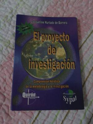 Libro De Investigacion De Jackeline Hurtado De Barrera,usado