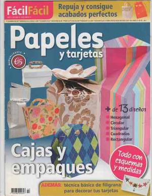 Tres (3) Revistas Para Manualidades Con Cajitas Y Bolsas