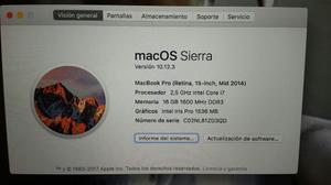 Macbook Pro Retina De 15.4 Pulgadas 512gb