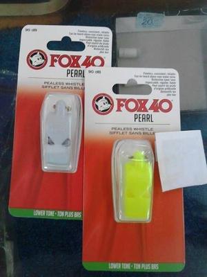 Silbato Fox 40 Pearl Profesionales,90db. Nuevos