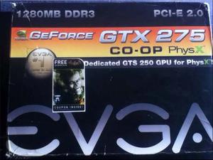 Gtx 275 Co-op Physx 1.2 Gb [evga] Limited Edition