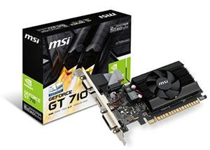 Tarjeta De Video 2gb Ddr3 Gt 710 Msi