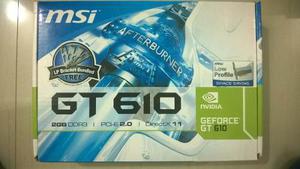 Tarjeta De Video Msi Gt 610 Ddr3 2gb
