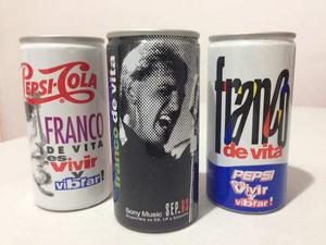 Latas De Colección Serie Pepsi - Franco De Vita