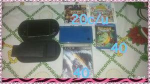 Ps Vita Usado+juego+ Estuche Sin Cargador